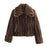 Womens Short Faux Fur Jacket