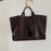 Sac fourre-tout vintage en daim grande capacité
