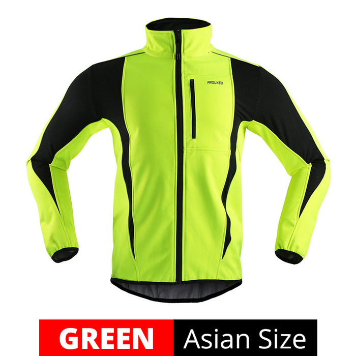 Fleece warm three layer cycling Coat Jacket Top
