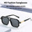 Women's Fashion Reflective Lenses Brown Sun Glasses