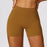 High Waist Yoga Shorts Belly Contracting Peach Hip Lifting Sport Shorts