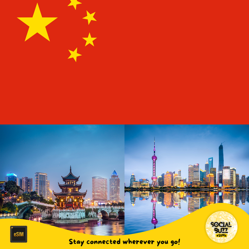 Plan de datos de Internet eSIM de China 