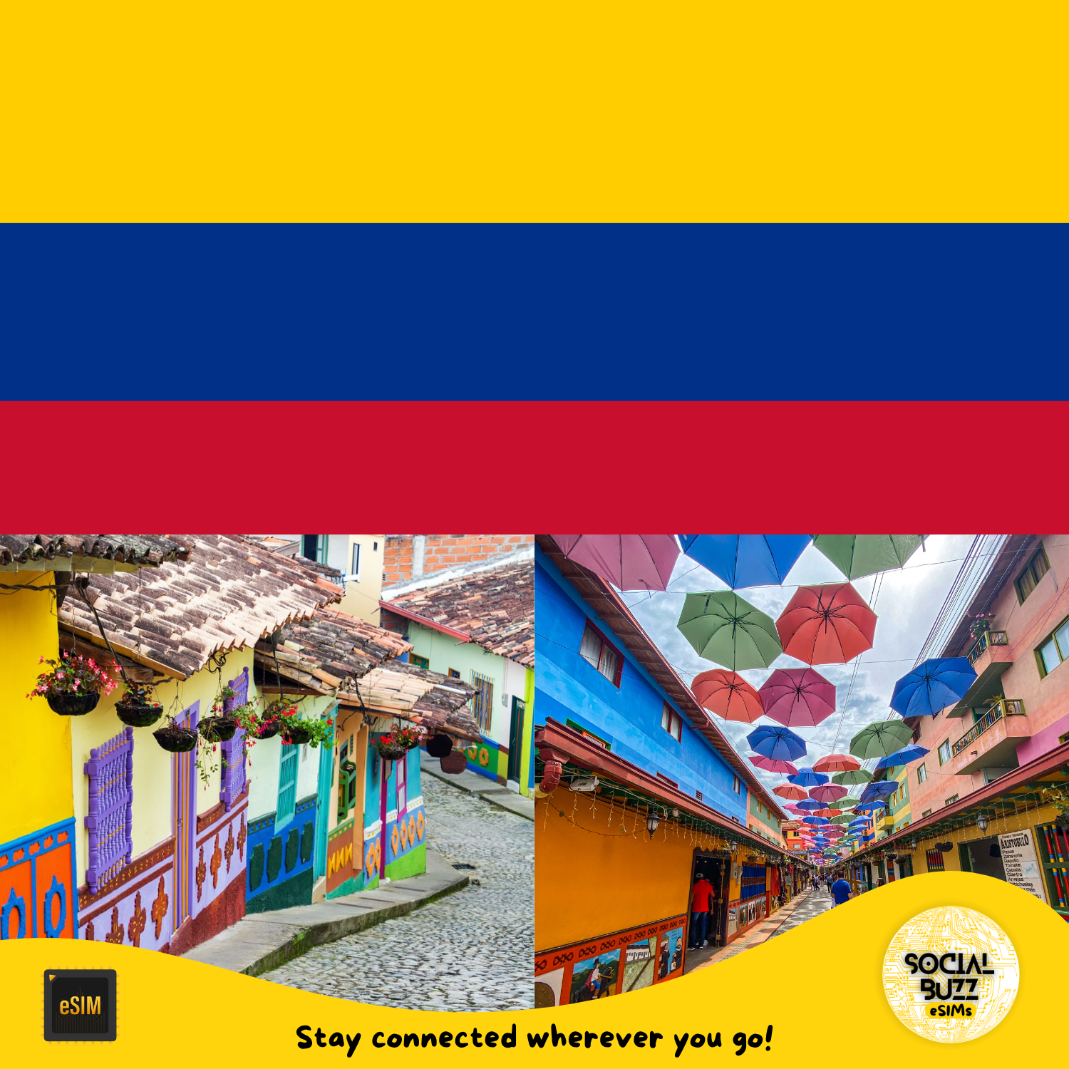 Plan de Datos Internet eSIM Colombia 