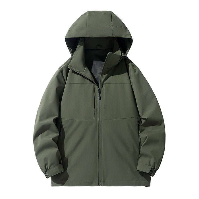 Veste d'extérieur pour homme, fine, coupe-vent et imperméable