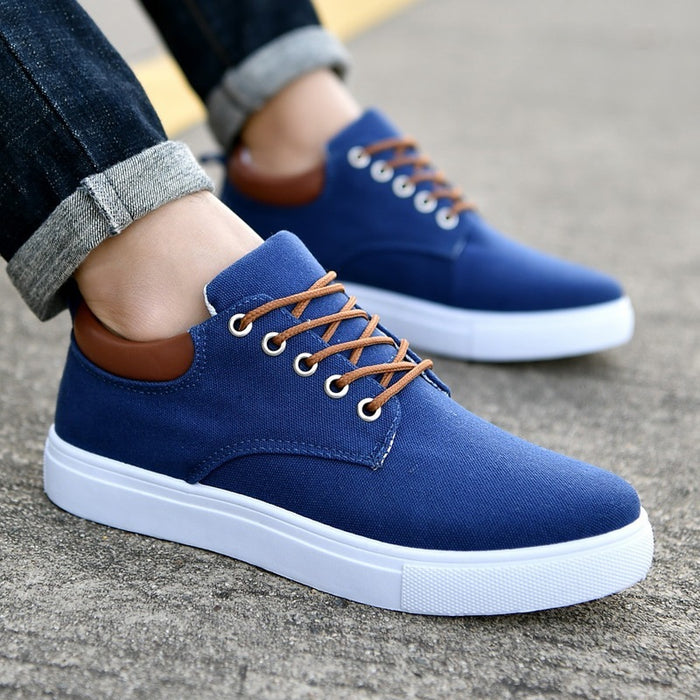 Korean Breathable Men's Casual Canvas Sport Shoes Sneakers