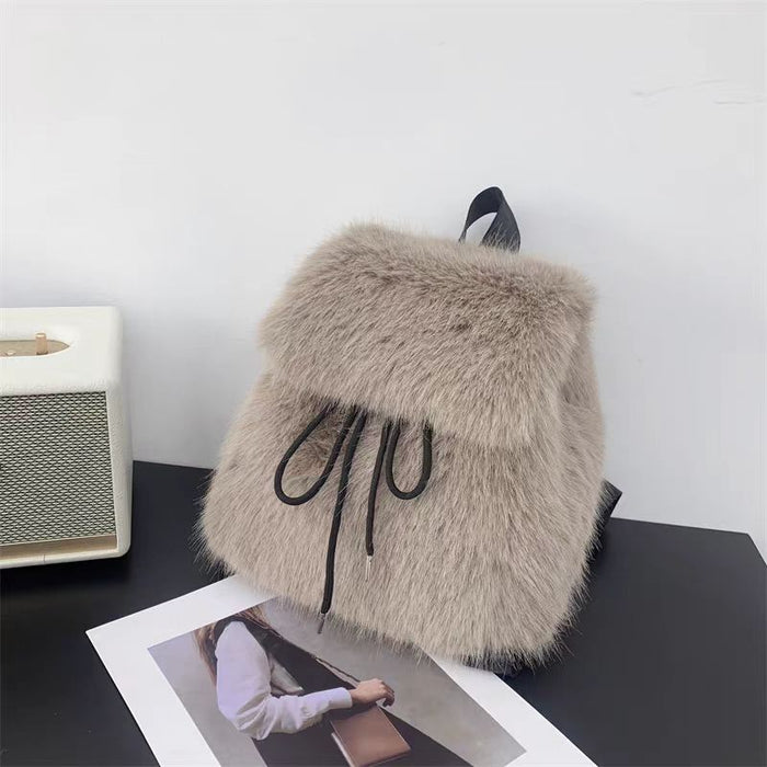 Lightweight Travel Drawstring Flap Backpack