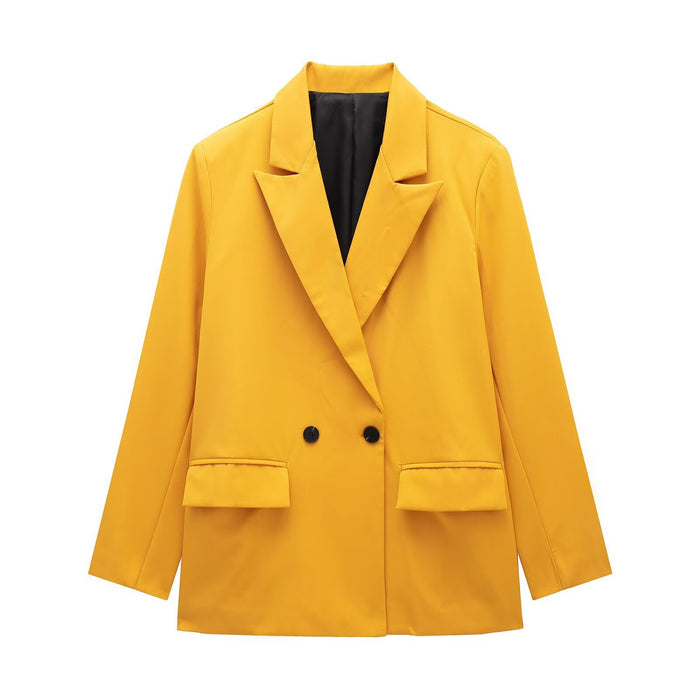 Blazer croisé décontracté d'été
