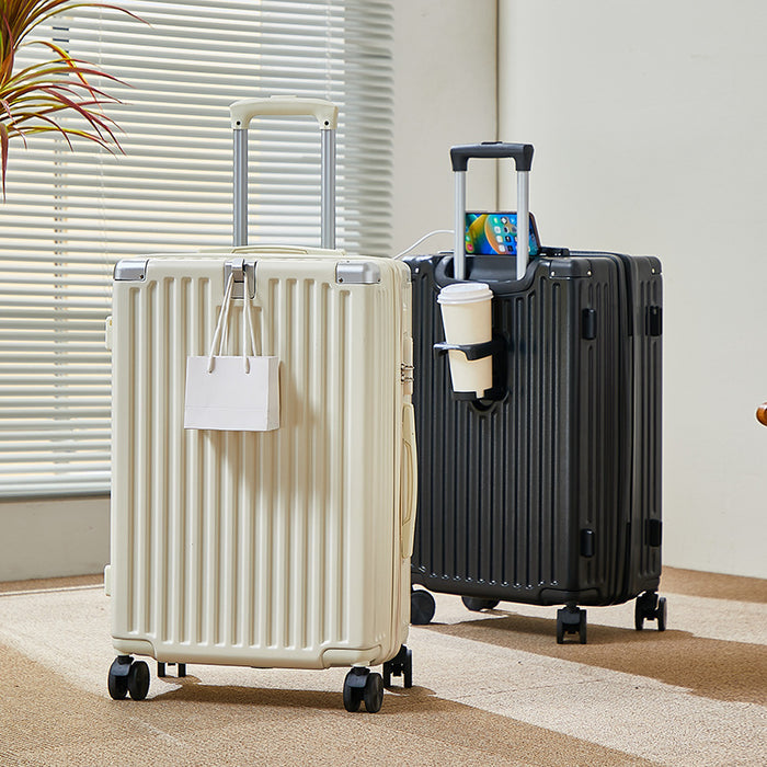 Valise à fermeture éclair multifonctionnelle portable avec cadenas à mot de passe