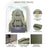 Travel Airline Carry-On Luggage Set With 3 Organizer Pouches