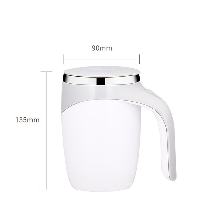 Tasse à café magnétique rotative rechargeable avec agitateur automatique, idéale pour préparer des milkshakes faciles et rapides.
