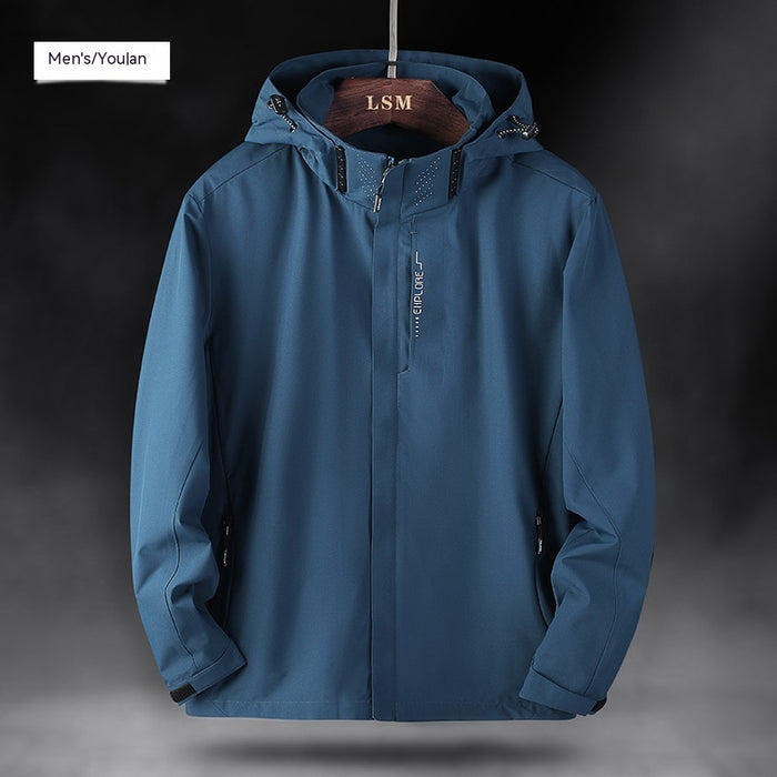 Men's Outdoor Waterproof Windcheater Leisure Shell Jacket