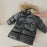 Autumn And Winter Children's Down Jacket Mid-length Big Fur Collar Thick Down Coat Glossy Winter Children's Clothing Wholesale