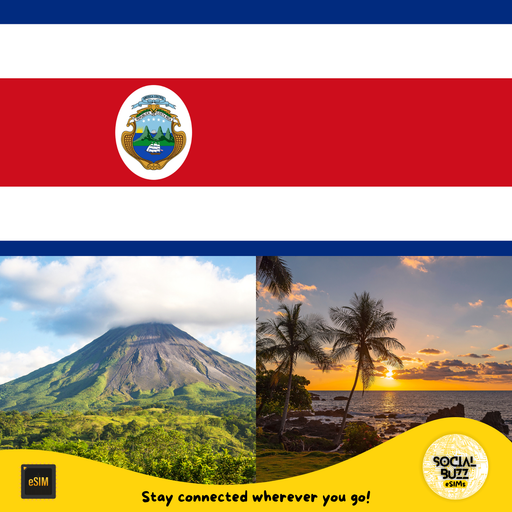 Plan de Datos Internet eSIM Costa Rica 