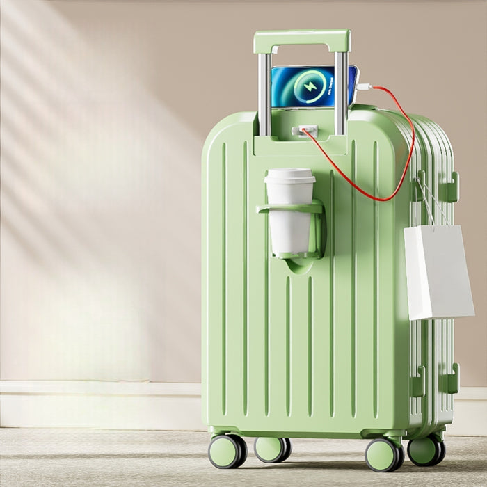 Petite valise légère à code, valise résistante à roulettes