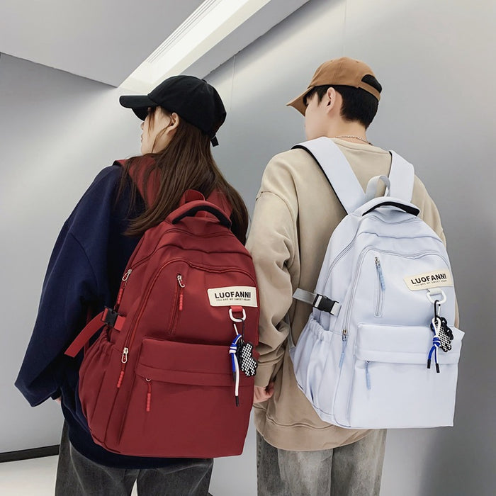 Sac à dos étudiant grande capacité, sac à dos de voyage simple