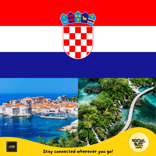 Plan de datos Internet eSIM de Croacia