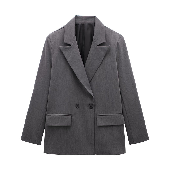 Blazer croisé décontracté d'été
