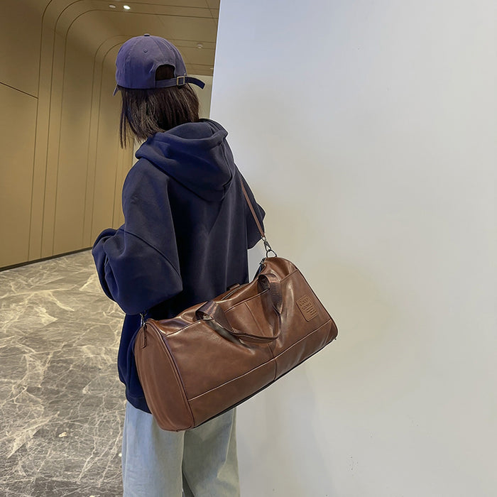 Sac bandoulière organisateur de mode rétro grande capacité pour hommes