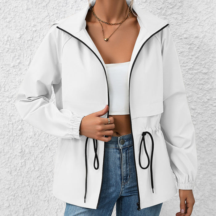 Veste imperméable à capuche décontractée pour sports de plein air et alpinisme