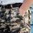 Pantalones cortos cargo de camuflaje de algodón de verano