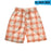 Men's Plaid Shorts Casual Beach Pants