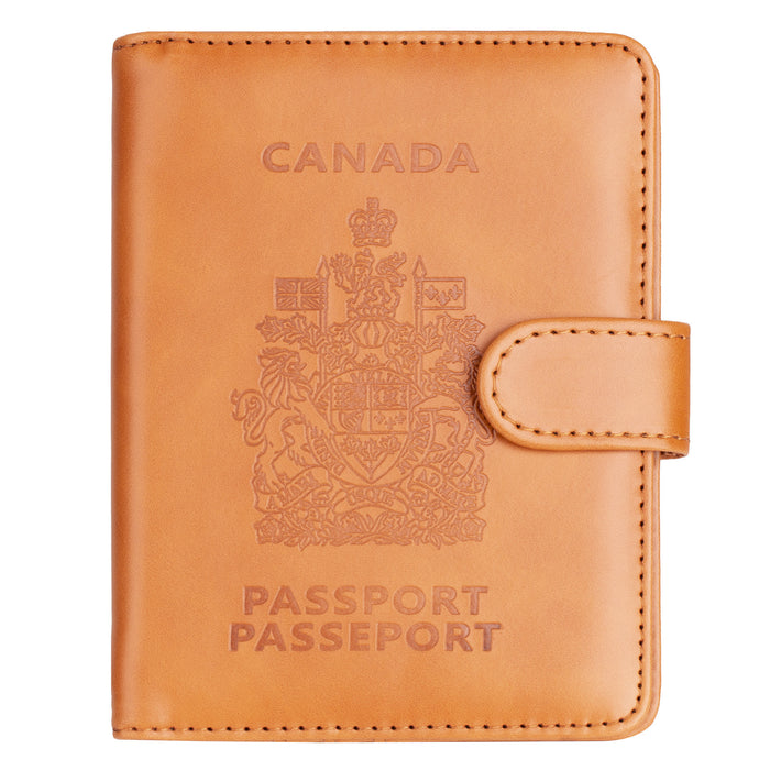 Buckle Canadian Anti-magnetic Passport Cover