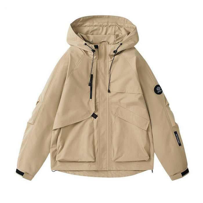 Women's Outdoor Windproof Waterproof Hooded Casual All-matching Jacket