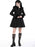 Gothic Dark Cat Ear Black Hooded Coat