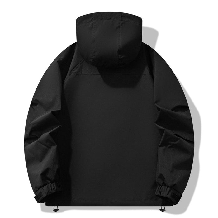 Veste imperméable et coupe-vent trois-pièces pour l'extérieur