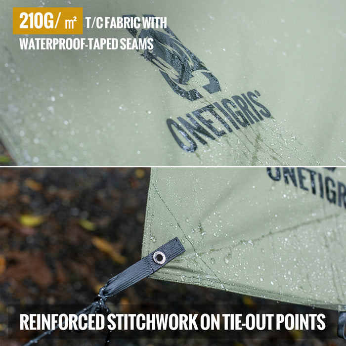 Auvent de camping avec protection solaire et imperméable pour barbecue et loisirs