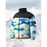 Veste chaude pour homme, motif camouflage bleu ciel, neige et éclaboussures d'encre
