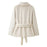 Lapel Women's Casual Slim-fit Solid Color Belt-effect Faux Fur Coat