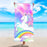 Quick-drying Microfiber Beach Bath Towel Double-sided Velvet