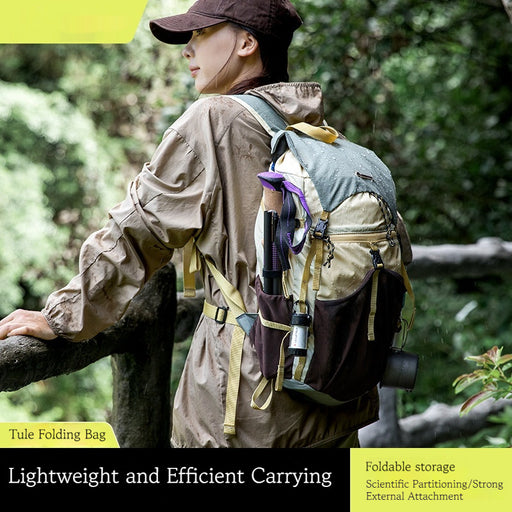 Sac à dos léger pour hommes et femmes, idéal pour l'alpinisme en extérieur.