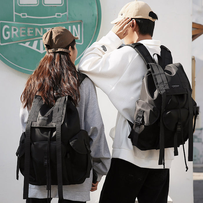 Student Backpack Drawstring Travel Large Capacity Schoolbag