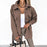 Lapel Jacket Fashion Casual Single-Breasted Coat With Belt Spring Autumn Women's Clothing