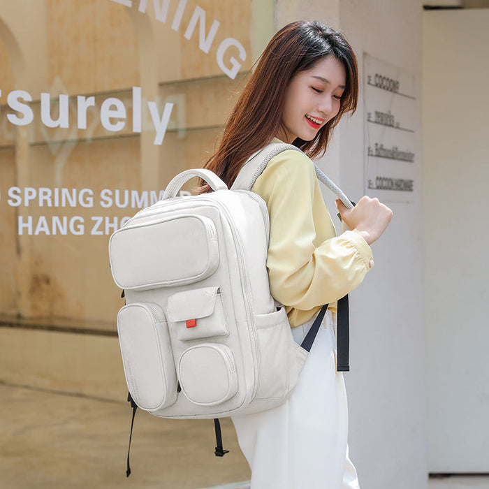 Water Repellent Simple Travel Backpack For Going Out