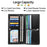 GOIACII Anti-Scanning Womens Long Wallet Ultra-Thin European And American Style Minimalist