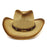Western Spray Paint Straw Cowboy Hat Beach Hat