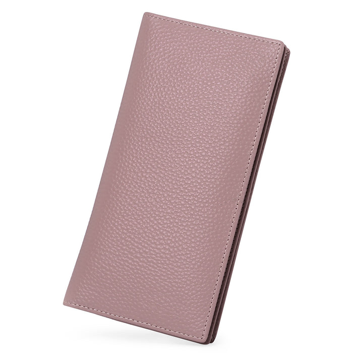 GOIACII Anti-Scanning Womens Long Wallet Ultra-Thin European And American Style Minimalist