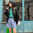 Women's Fashionable Retro Casual Zip-Up Collar Jacket