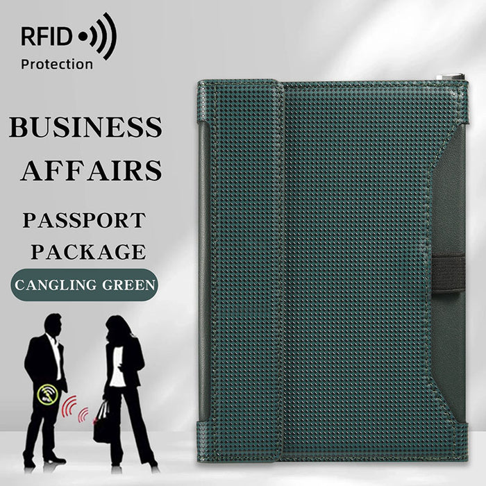 Anti-theft Swiping Stylish And Versatile Large Capacity Passport Case