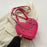 Sac bandoulière en forme de cœur, mignon et original, de style coréen