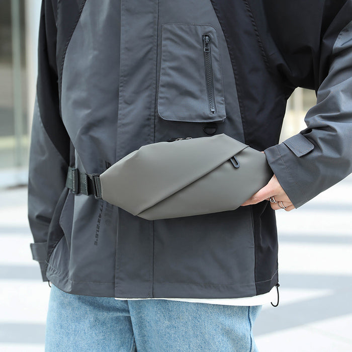 Mochila informal tipo bandolera para hombre, bolso de viaje de negocios y cintura.