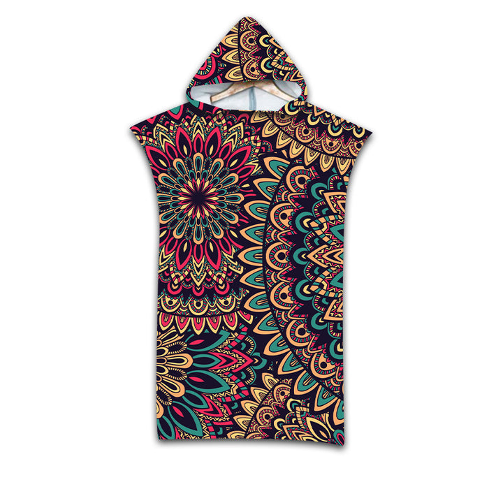 Beach Swimming Printing Wearable Pattern Bath Towel