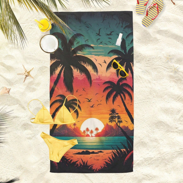Creative Printing Quick-drying Microfiber Beach Towel