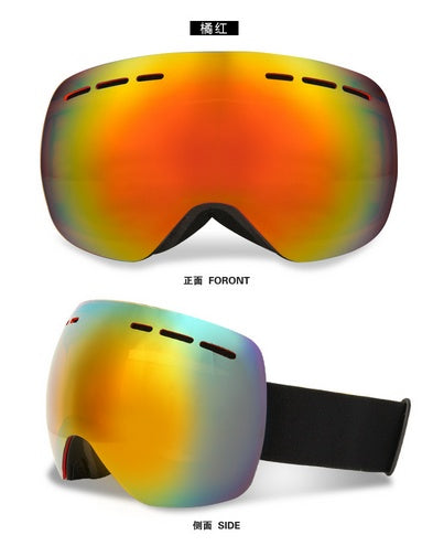 Masque de ski, masque de snowboard pour sports d'hiver avec protection UV et antibuée, pour hommes, femmes et jeunes, motoneige, ski et patinage