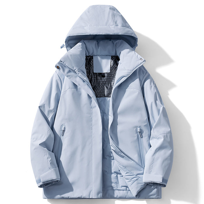 Manteau d'hiver matelassé en coton, veste imperméable doublée polaire, résistant au froid, coupe-vent, anti-salissures, pour l'extérieur