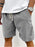 Men's Corduroy Shorts With Drawstring Fashion Casual Pockets Pants Summer