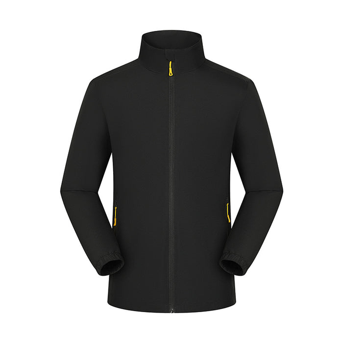 Chaqueta de trabajo impermeable con cuello alto para hombre